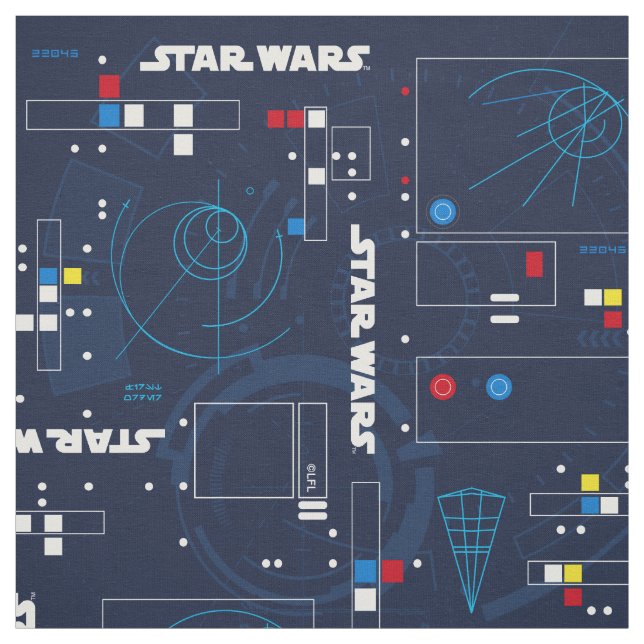 TIE Fighter HUD Pattern Fabric (Swatch)