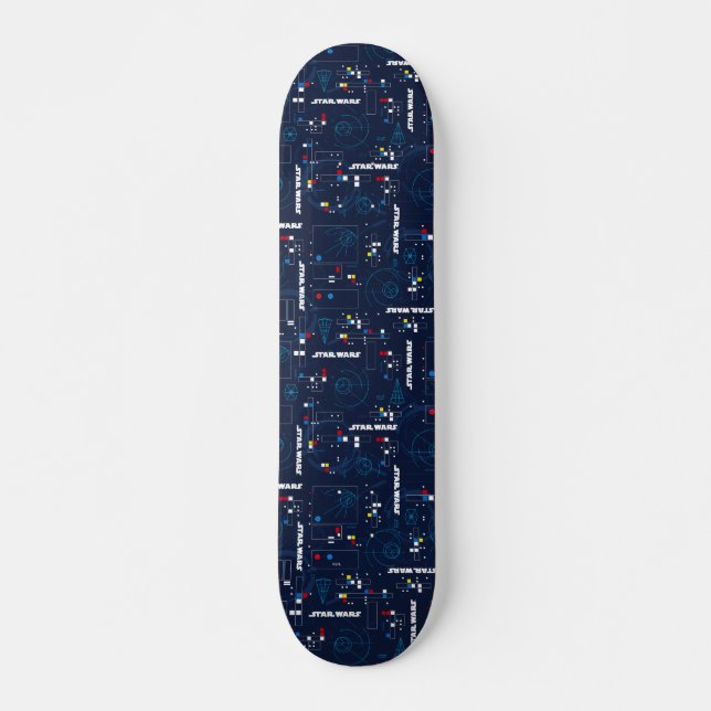 TIE Fighter HUD Pattern Skateboard (Front)
