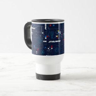 TIE Fighter HUD Pattern Travel Mug