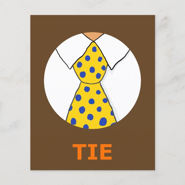 TIE Flashcard for Initial T 1 Syllable Word (Front)