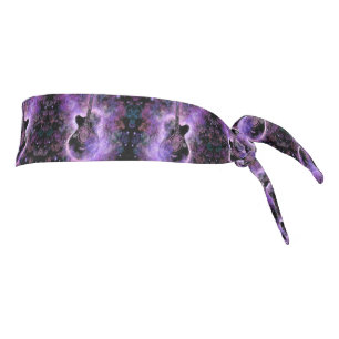 Tie Headband with Guitars