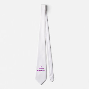 Tie I Love Purple
