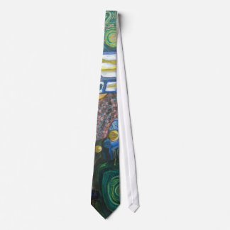 Tie inspired by Hundertwasser