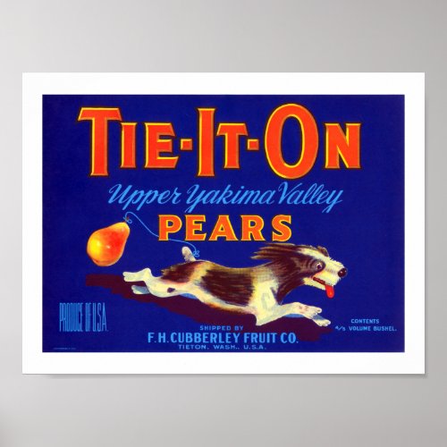 Tie_It_On Pears Poster