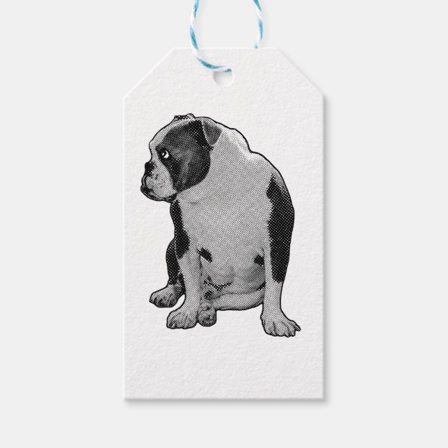 Tie‑On Seated Spark Gift Tags (Front)