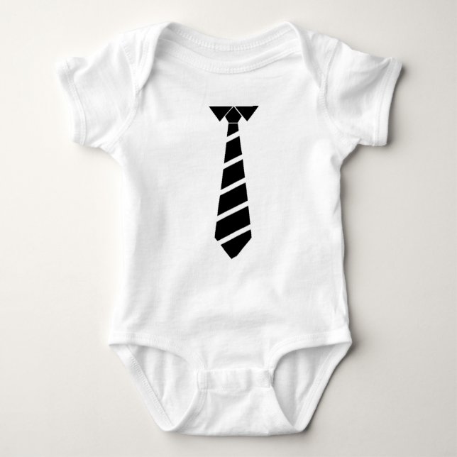 Tie on T-shirt Baby Bodysuit (Front)