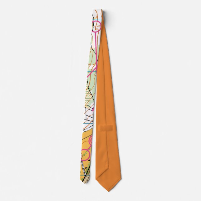 Tie - Orienteering map (Back)