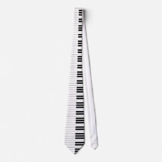 Tie - Piano Keyboard black white
