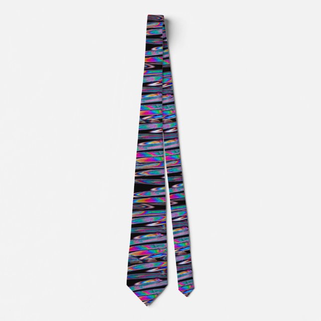 Tie showing polarized sutures (Front)