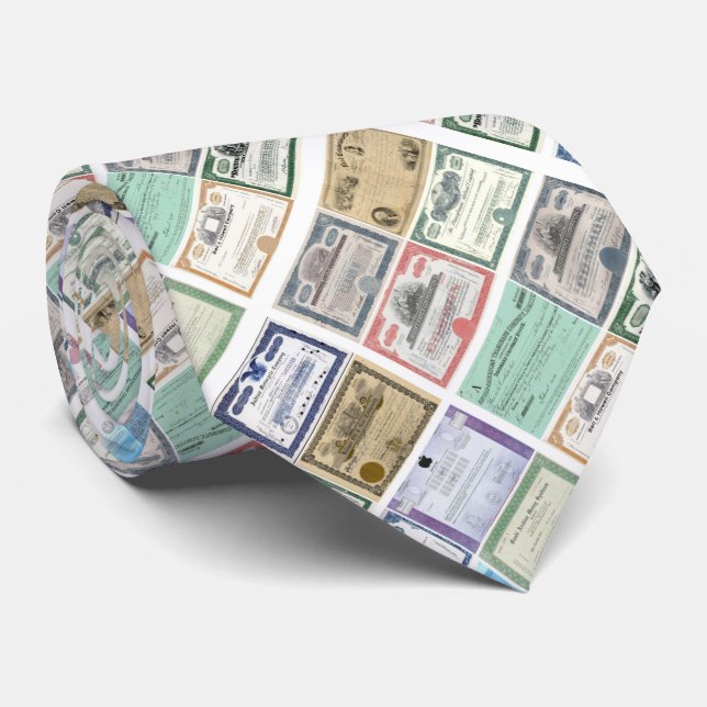 Tie - Stock Certificates, Certs (Rolled)