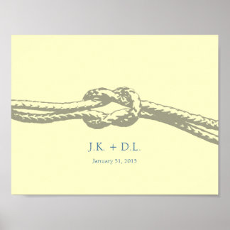 Tie the Knot Personalized print
