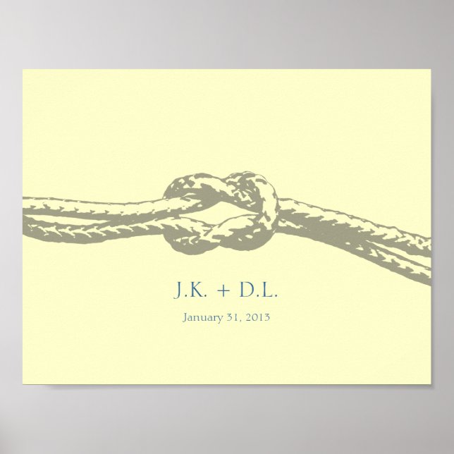 Tie the Knot Personalized print (Front)