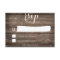 Tie the Knot Rustic Wood Wedding RSVP Card