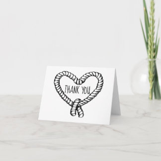 Tie-the-Knot Thank You card