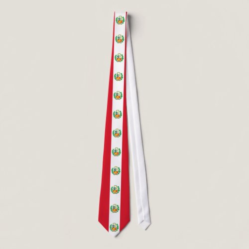 Tie with Flag of Peru