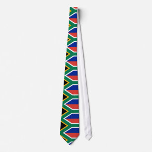 Tie with Flag of South Africa