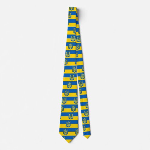 Tie with Flag of Ukraine