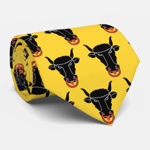 Tie with Flag of Uri Canton, Switzerland