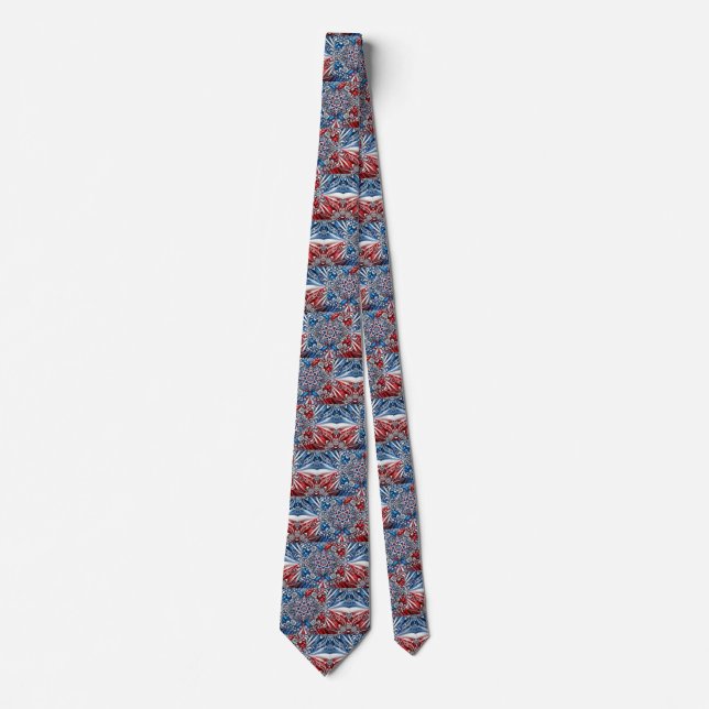 Tie with French Colors Design (Front)