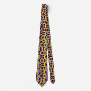 Tie with Romanian Colors Design