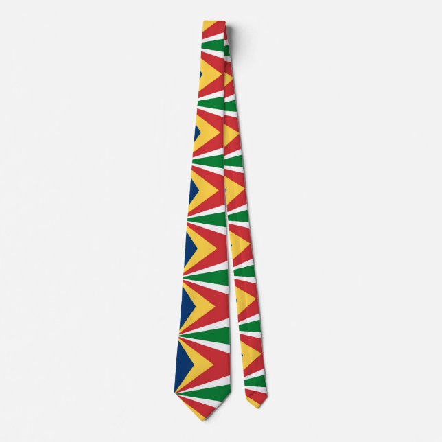Tie with Seychelles Colors Design (Front)
