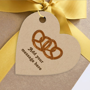 Tied a Pretzel Knot - Fun Bread & Baking themed Favor Tags