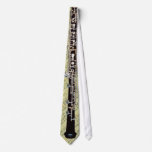Tied Oboe On Medieval Music Manuscript Tie at Zazzle