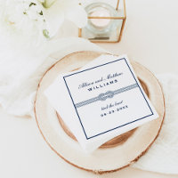 Tied the Knot Navy Nautical Wedding