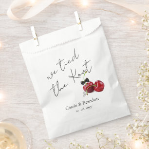 Tied the Knot Wedding Favor Bag