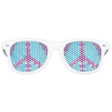 tiedye adult retro party shades peace sign
