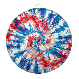 tiedye dart board