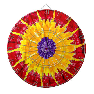 tiedye dart board