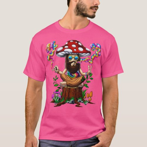 TieDye Hippie Mushroom T_Shirt