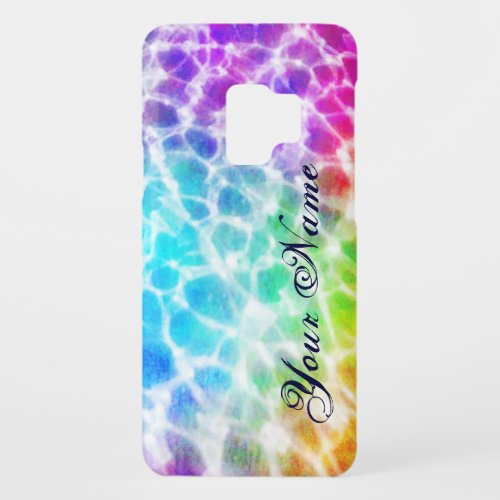 Tiedye Hippie Wavy Rainbow Pool Water Effect Name Case_Mate Samsung Galaxy S9 Case