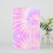 Tiedye Pastel Rainbow Spiral Hippie Tie Dye (Standing Front)