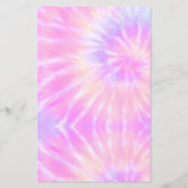 Tiedye Pastel Rainbow Spiral Hippie Tie Dye (Front)