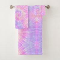 Tiedye Pastel Rainbow Spiral Hippie Tie Dye