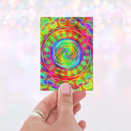 Tiedye Target Business Card