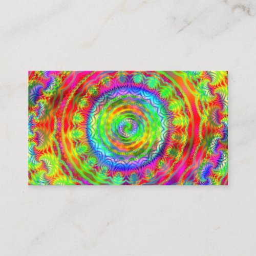 Tiedye Target Business Card