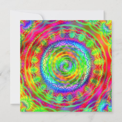 Tiedye Target Invitation