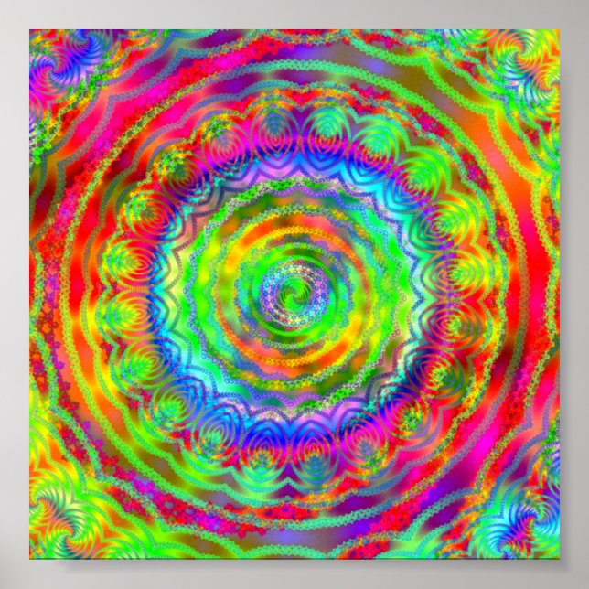 Tiedye Target Poster (Front)