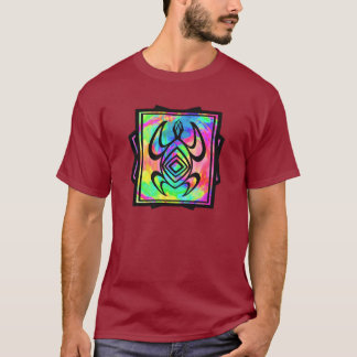 Tiedye Turtle Symmetry Dark Shirts