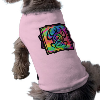 Tiedye Turtle Symmetry Dog Shirts