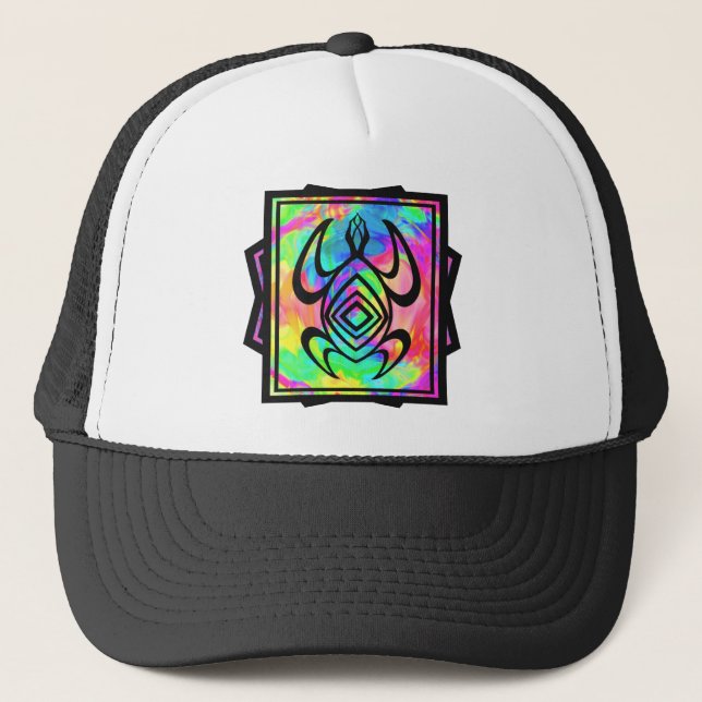 Tiedye Turtle Symmetry Hats (Front)
