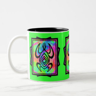 Tiedye Turtle Symmetry Mugs