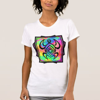 Tiedye Turtle Symmetry Women's Shirts
