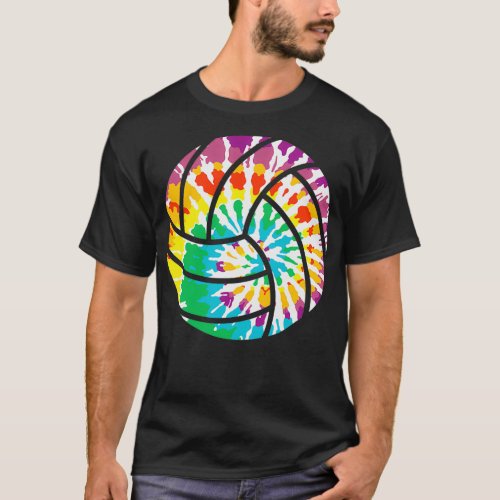 Tiedye Volleyball Funny Sport Lover Classic TShirt