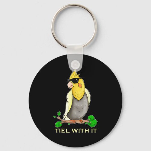 Tiel With It Ornitologist Cockatiel Veterenarian G Keychain