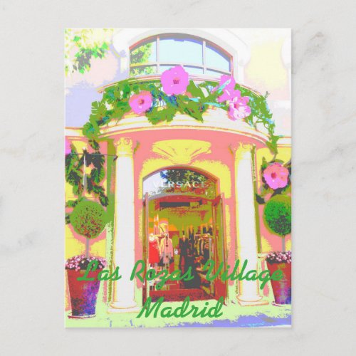 Tienda Versace en las Rozas Village de Madrid Postcard