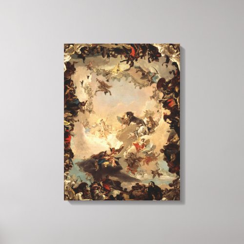 Tiepolo Allegory of the Planets and Continents Canvas Print